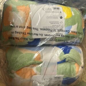 Blankets blue and colors